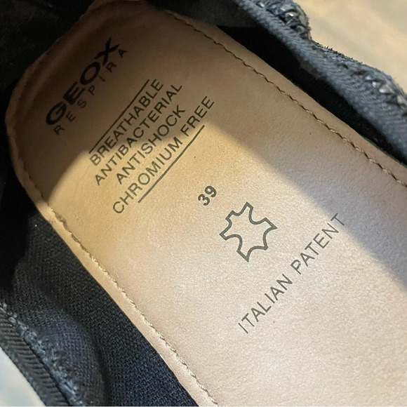 Geox Respira Piuma Ballet Flats Snakeskin Leather EU 39 US 6 - Picture 3 of 10